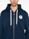 Zip-up sweatshirt in organic cotton