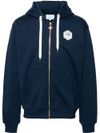 Zip-up sweatshirt in organic cotton