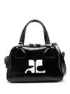 Reedition Bowling Bag in polished calf leather