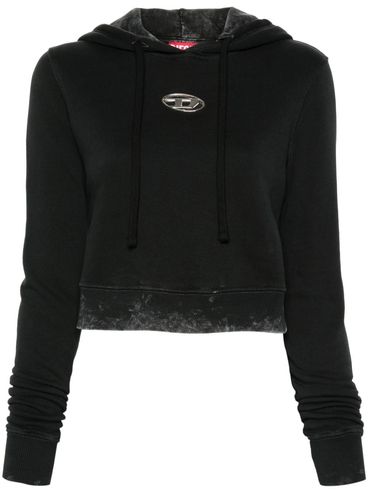 Crop F-Slimmy-Hood-P5 cotton sweatshirt