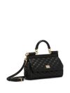 Elongated Sicily quilted lambskin crossbody bag