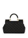 Elongated Sicily quilted lambskin crossbody bag