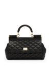 Elongated Sicily quilted lambskin crossbody bag