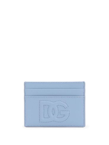 Calf leather cardholder with logo