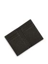 Bi-fold cardholder in pebbled calf leather