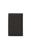 Bi-fold cardholder in pebbled calf leather