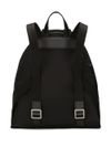 Nylon backpack with applied logo