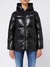 Callia short puffer jacket in lightweight nylon