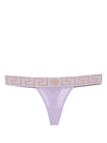 VERSACE - Slip con elastico in vita