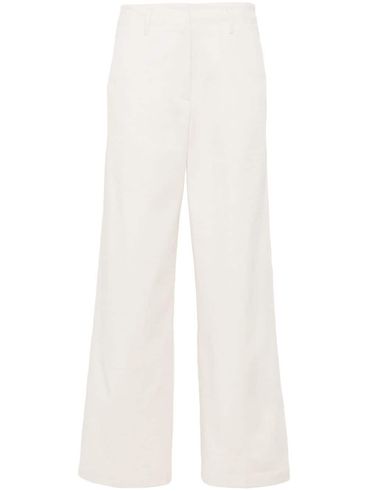 Pantaloni dritti in misto cotone