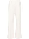 Flared sporty pants in cotton