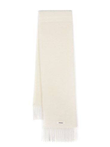 Soft ivory white scarf