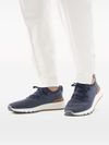 Sneakers in cotone elasticizzato blu