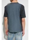 diesel - T-shirt T-Adjust-Q2 in cotone effetto sfumato - 1