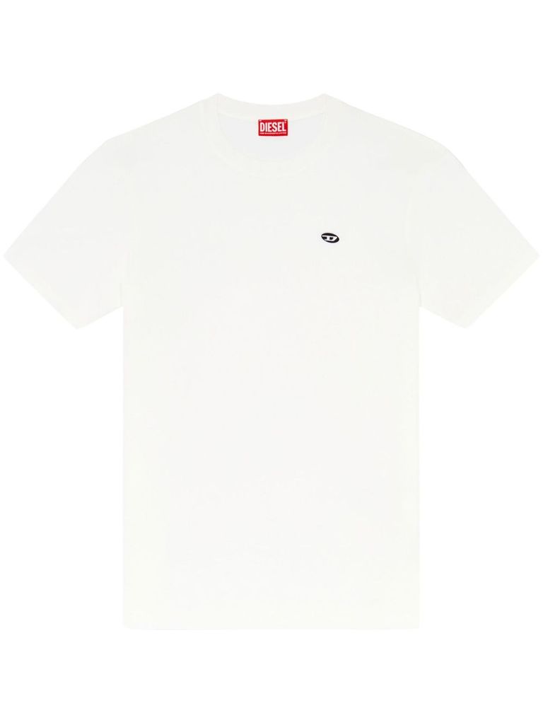 Shop Diesel White Cotton T-adjust-doval-pj T-shirt