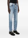 Jeans D-Finitive affusolati in cotone effetto sbiadito