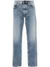 D-Finitive tapered jeans in faded cotton