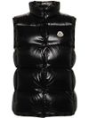 'Badia vest' black down jacket