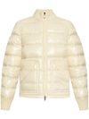 moncler - Cream white 'Arcelot' down jacket