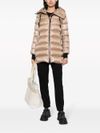 Quilted 'Suyen Long Parka' down jacket