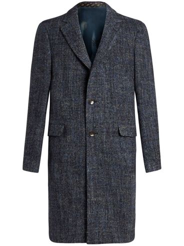 ETRO - Single-breasted wool coat with pockets