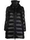 moncler - Black quilted 'Suyen Long Parka'