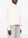 moncler - Ivory puffer jacket with inserts - 1