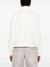 moncler - Ivory puffer jacket with inserts - 2