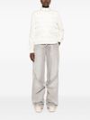 moncler - Ivory puffer jacket with inserts - 4