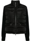 moncler - Piumino nero con inserti