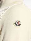 moncler - Creamy white down jacket with inserts - 1