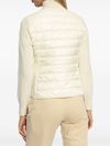 moncler - Creamy white down jacket with inserts - 4