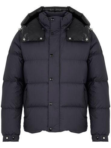 Short quilted down puffer jacket