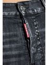 Jeans in cotone stretch effetto sbiadito