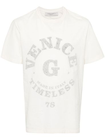 GOLDEN GOOSE - Cotton t-shirt with front print