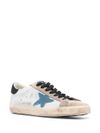 Super-Star sneakers in calfskin leather with star logo