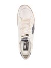 Ball Star sneakers in calfskin leather with a distressed effect