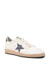 Ball Star sneakers in calfskin leather with a distressed effect