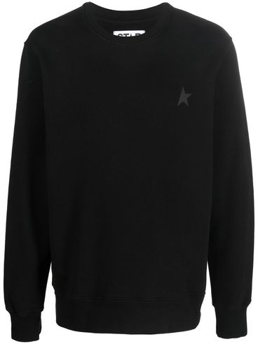 Cotton sweatshirt with star print