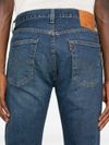 Jeans dritti 501 in cotone effetto schiarito