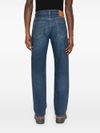 501 straight-leg jeans in light-wash cotton