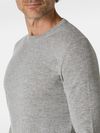 Crew neck sweater in wool and cashmere