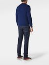 Crew neck sweater in wool and cashmere