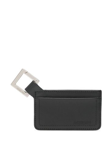 JACQUEMUS - Le Porte-cartes Cuerda cardholder in calfskin leather with carabiner