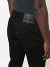 Jeans dritti in cotone stretch a vita media