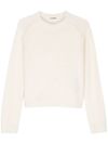 Creamy White Brushed Sweater