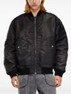 Giacca bomber con logo ricamato sul retro