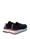 Sneakers in cotone elasticizzato blu