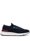 Sneakers in cotone elasticizzato blu