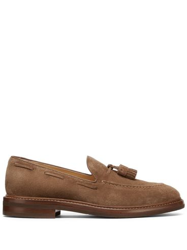 BRUNELLO CUCINELLI - Calf leather loafers with tassels